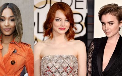3 peinados cortos de famosas ideales para 2016: Jourdan Dunn, Emma Stone y Lily Collins