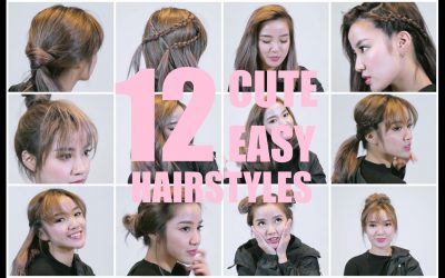 12 peinados sencillos y rápidos para pelo corto (Videotutorial)